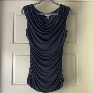 Dark grey H&M blouse.